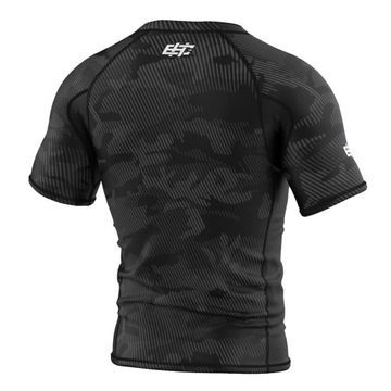 Мужской рашгард для ММА BJJ черный HAVOC M