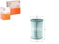 фото thumb №1, Фільтр повітря mahle 51843850 md5324 f026400297 m