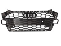 фото thumb №7, Решётка радиатора решётка радиатора радиатора хром audi a4 b9 s-line s4 lift 2019–2024 оригинал