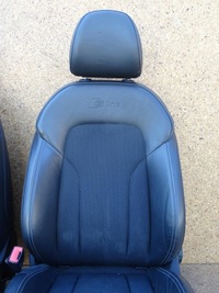 фото thumb №8, Audi q3 8u s-line 11-18 обивка сиденья заднее сиденье кожа материал комплект