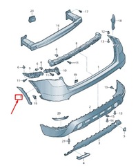 фото thumb №1, Seat arona kj rear правый бампер wheel arch trim 6f9853026a9b9