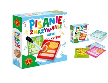 Pisanie Zmazywanie literki cyferki Mini Alexander