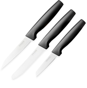 НАБОР FISKARS ИЗ 3 НОЖОВ ДЛЯ ЧИСТКИ И РЕЗКИ ПОМИДОРОВ ОСТРЫХ В КОРОБКЕ