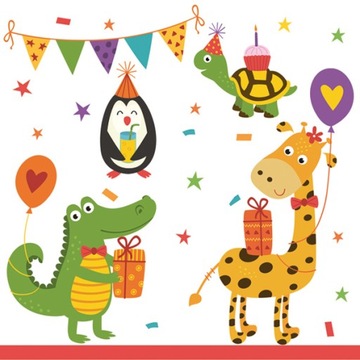 САЛФЕТКИ DAISY PARTY 33X33 CM 20 ШТ SDOG 036901