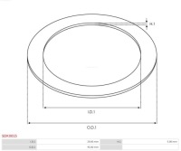 фото thumb №4, Набор ремонтный, стартер as-pl sdk0015