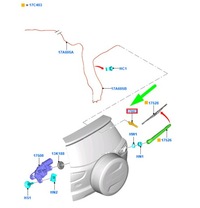 фото thumb №1, Ford ecosport mk2 rear window дворник and омыватель jet 1813132 original