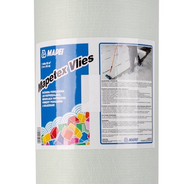 MAPEI MAPETEX VLIES нетканое полотно полиэфирное 25м х 1м