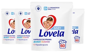 Капсулы для стирки LOVELA BABY для детей и младенцев. 240! ГИПОАЛЛЕРГЕННЫЙ