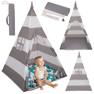 TIPI WIGWAM Индийская детская палатка, 200 мячей