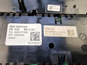 фото thumb №7, Bmw f01 f10 f02 панель кондиціонера радіо навігація