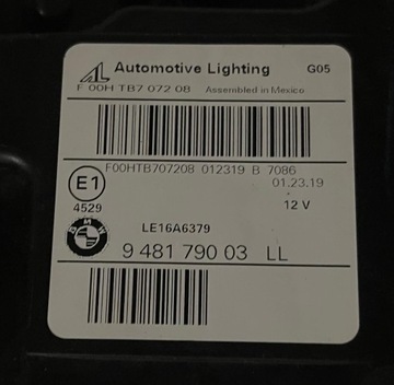 фото thumb №13, Bmw x5 g05 2021 права сторона лампа передня