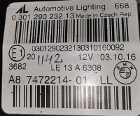 Кільце світловод  правий внутрішній f45 f46 full led Оригінал, фото thumb