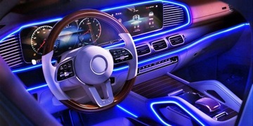 фото thumb №14, Оптоволокно led do автомобиля elwire освещение rgb фоновый app блютуз 6m