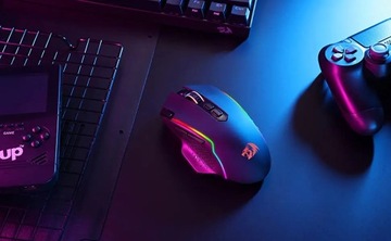 Беспроводная игровая мышь Redragon M810 Pro, проводная игровая мышь с разрешением 10 000 точек на дюйм