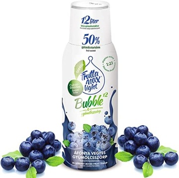 FruttaMax LIGHT SYROP KONCENTRAT DO NAPOI GAZOWANYCH SMAK BORÓWKA NA 12l