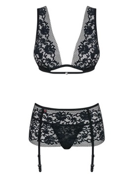 Комплект нижнего белья Figa с поясом S/M Obsessive