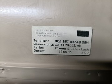 фото thumb №10, Бардачок пассажира vw polo 9n 6q1857097ab