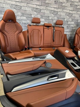 фото thumb №5, Сиденья комплектный средство обшивки диван m power bmw f97 x3m g01 x3 tartufo