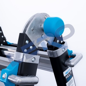 Телескопическая алюминиевая лестница EuroScaffold Eurostages 4x3 PRO