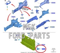 фото thumb №10, Кронштейн фара лівий ecosport 2017- _ 2083705 _ gn15-8227-ab