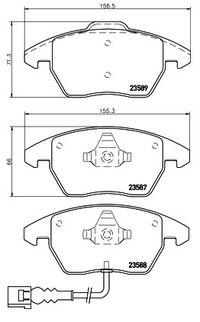 фото thumb №10, Тюнінг гальмівні диски 312mm гальмівні колодки перед vw golf plus
