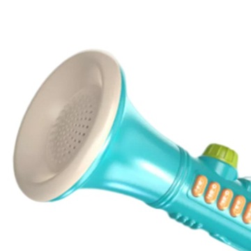 8-tonowy instrument muzyczny zielony klarnet
