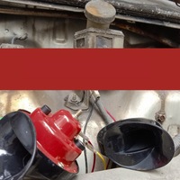 фото thumb №13, 1 пара металл dwutonowy громкий универсальный автомобиль червяк громкий клаксон