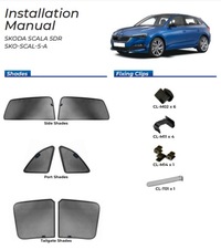 фото thumb №16, Шторки солнечная skoda scala 5d 2019- защита шторка солнцезащитные