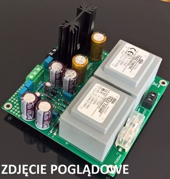 Płytka PCB do zasilacza LM317/LM337+LM317