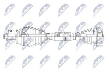 фото thumb №2, Nty npw-vw-162 полуось приводная