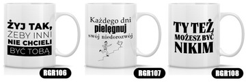 KUBEK do PRACY Śmieszny Prezent REGRES OSOBISTY Wz
