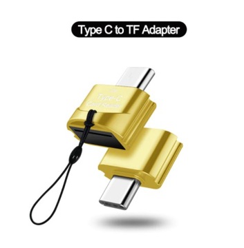 CZYTNIK KART USB TYPU C Micro SD TF OTG adapter GO