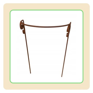 Podpora do roślin krzewów kwiatów róż PERGOLA podpórki 40/80cm okrągła 1szt