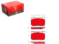 фото thumb №2, Тормозные колодки ham. lexus p. ls 400 94-00