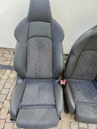 фото thumb №11, 8w a5 сидіння шкіра заднє сидіння alcantara sportback s4 b9 sedan a4 avant rs4 55