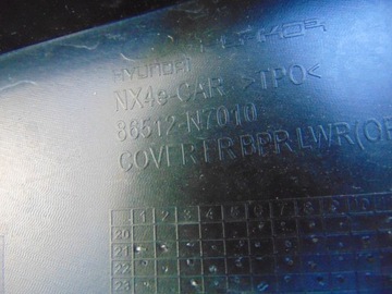 фото thumb №15, Накладка спойлер бампера перед hyundai tucson iv 86512-n7010