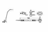 фото thumb №9, Шланг тормозной гибкий audi a6 97-05 lt vw pass
