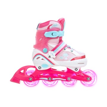 Роликовые коньки Роликовые коньки 4в1 RAVEN Zoya 34-37 LED Wheels