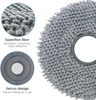 8x mop ściereczki Robot Vacuum Mop Pad Roborock Q Revo Dreame L10s L20