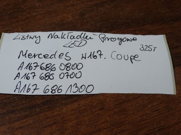 фото thumb №9, Планки накладки пороговые led mercedes w167 купе 1