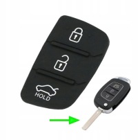 фото thumb №1, Резинка кнопок do ключа hyundai kia do пульта 3 кнопки nowa