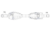 Nty приводной вал приводная honda jazz 1.5.1.5hybrid 17- левая Цена, фото thumb