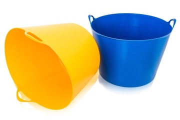 Гибкая корзина-контейнер GARDEN для белья, YELLOW FLOWER POT, 42л