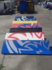 Купити Спойлер закабінний вітровик панель приладів ліва scania r, фото thumb