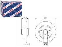 фото thumb №1, Тормозные диски тормозные 2szt. задняя renault clio iv grand scenic iii latitude