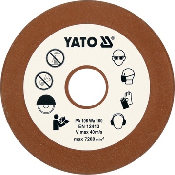 ТОЧИЛКА ЭЛЕКТРИЧЕСКИХ ПИЛЬНЫХ ЦЕПЕЙ YATO 85 Вт + ЗАТОЧНЫЙ ДИСК
