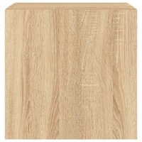фото thumb №13, Ścienne szafki tv з led, 2 штуки., dąb sonoma, 40,5x35x40 cm