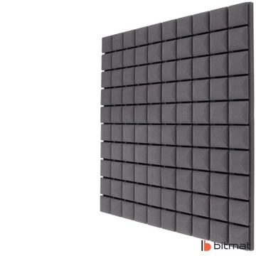 MAT звукоизоляционная акустическая пена CUBES 1м2, поглотитель для отделки стен 5см