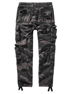 BRANDIT Pure Slim Fit темные брюки XXL с камуфляжным принтом