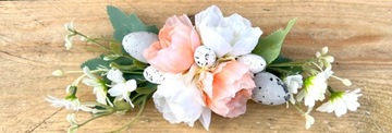 ЦВЕТОЧНОЕ УКРАШЕНИЕ на Пасху Плетеная корзина для Свенконки